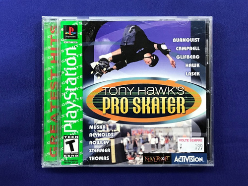 Tony Hawk's Pro Skater - Jogo Original Ps1 - 199